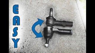 How to change any car Outer TIE ROD end without special tools + alignment diy