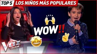 Son los talents MÁS POPULARES de La Voz Kids