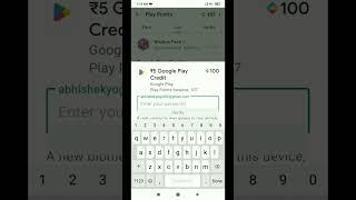 how to earn play stor money // google play stor point se play stor recharge // #shorts