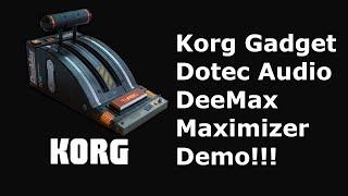 Korg Gadget DeeMax Maximizer! Tutorial and demo of all the settings, is it worth getting for you?