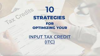 10 strategies for ITC Claim