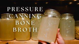 How to Pressure Can Broth | Easy Bone Broth Recipe