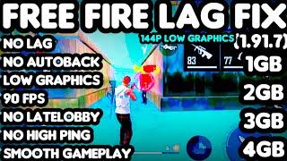 FREE FIRE LOW GAPHICS VBOT LAG FIX CONFIG || 1.91.7 ||FF LAG FIX ||#firelessgamingyt #lagfixconfig