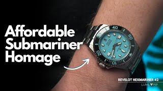 The BEST affordable Submariner homage! | Revelot Hexmariner Review | Lume Pip