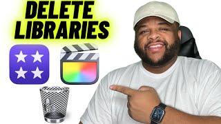 How to delete a library in final cut pro // How to Move libraries to trash