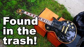Did we really find a Gibson Les Paul guitar in the garbage?