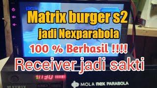 Full modifikasi receiver matrix burger s2 jadi nexparabola (memindahkan chip)!!! BISA MNC GROUP