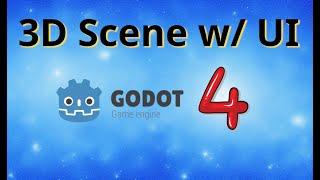 Godot 4 - Basic 3D w/ UI Template