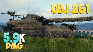 Obj 261 - 3 Kills 5.9K DMG - Not scary! - World Of Tanks