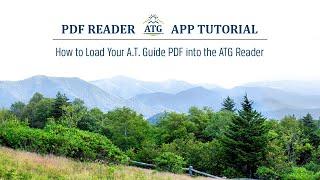 How to Load Your A.T. Guide PDF into the ATG Reader.