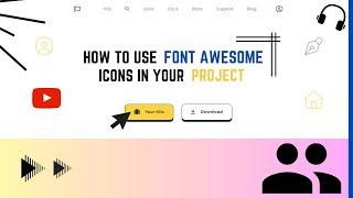 HOW TO USE FONT AWESOME ICONS EASILY on  HTML AND CSS | CUSTOMIZE YOUR ICONS