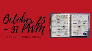 Plum Paper PWM | October 25 - 31 | Ft Plan It With Stickers