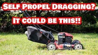 Self Propelled Dragging or Hard to Push on Your Lawn Mower? It Could be This!