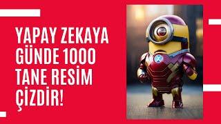 YAPAY ZEKAYA RESİM ÇİZDİRMEK ! - MİDJOURNEY ALTERNATİFİ HARİKA YAPAY ZEKA ÇİZİM SİTESİ