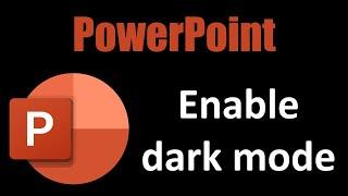 How to Use PowerPoint in Dark Mode! Quick & easy tutorial.