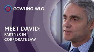 Meet David, Partner in Corporate Law