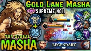 Supreme No.1 Masha Build!! Top Global Masha Best Build 2024 - Mobile Legends