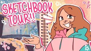 sketchbook tour!!  june - october 2023