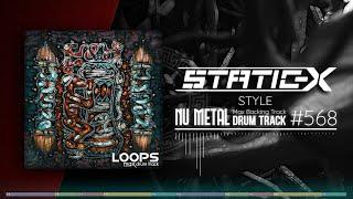 Nu Metal Drum Track / Static-X Style / 125 bpm