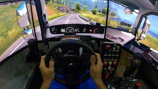 OHA ! 3 Ekran Tır Sürdüm Görüntü Efsane ! - ETS 2 - Fanatec DD1 POV Gameplay