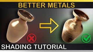 V-Ray | Better METAL SHADERS - For Studio Lighting