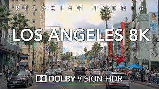 Driving Los Angeles 8K HDR Dolby Vision - USC to Manhattan Beach