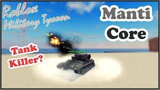 Manti Core Tank, Tank Destroyer In Military Tycoon Roblox?