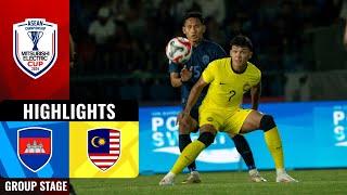  CAMBODIA 2-2 MALAYSIA  | #MITSUBISHIELECTRICCUP 2024 GROUP A