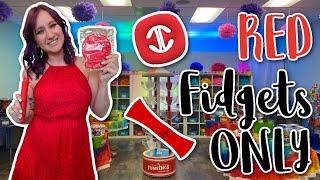 Red Fidgets ONLY ️| No Budget 