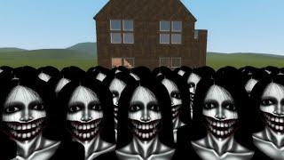 Kuchisake Onna Vs Houses In Garry's Mod! (Part 20)