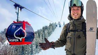 Most Famous Ski-Resort in the USA: Crazy Skiing in Aspen