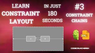 #ConstraintLayout Chains in #Android Development - Beginners Guide #xml