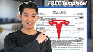 Make a Student Resume in Under 5 Minutes | Former Tesla Financial Analyst (WITH FREE TEMPLATE)