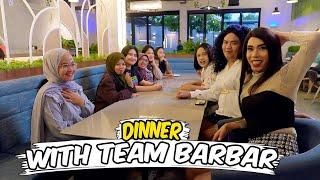 DINNER WITH TEAM BABAR