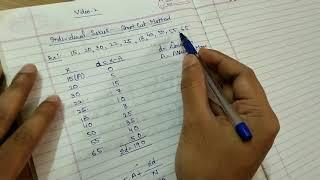 Class-11 Statistics (Mean-individual series by shortcut method and discrete series by direct method)