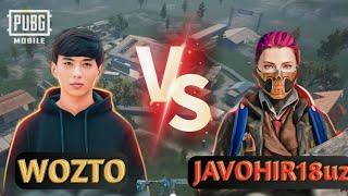 WOZTO VS JAVOHIR18uz | 1vs1 TDM M416 | KIM YUTADI QONLI JANG🩸 | KÕRAMIZ | Uzbek silla  | #pubg