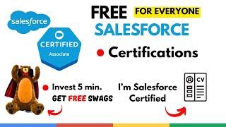 Be Salesforce Certified || Get Free Salesforce Swags in 2024