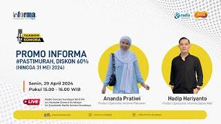 PROMO INFORMA #PASTITERMURAH, DISKON 60 % [Hingga 31 Mei 2024]