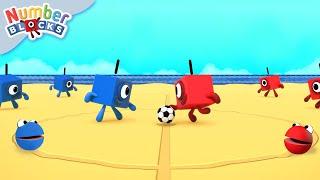 Exciting football highlights | Learn to count | 30 mins of Maths for Kids | @Numberblocks