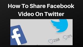 How to share facebook video on twitter