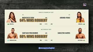 Robbery Predictions For Mackenzie Dern vs Amanda Ribas 2 #ufcpredictions #ufcfightnight