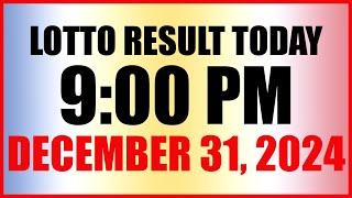 Lotto Result Today 9pm Draw December 31, 2024 Swertres Ez2 Pcso