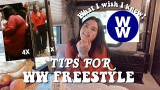 TIPS FOR BEGINNERS ON WW FREESTYLE AND WHAT I WISH I KNEW !!