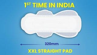 Paree Sanitary Pads | 1st Time in India | XXL Straight Pad | Heavy Flow Champion