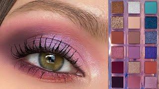 HUDA BEAUTY Mercury Retrograde Palette | Colorful Eye Makeup Look Tutorial