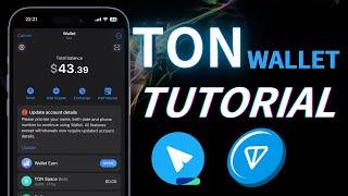 Ton Wallet App Tutorial For Beginners 2024 (FULL STEP-BY-STEP GUIDE) ｜ ton wallet kyc | telegram