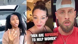 Men Are Saying NO To Helping Women | Women Are Confused! #2