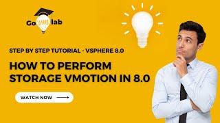 VMware vSphere 8.0 Tutorial | How To Perform Storage vMotion in vSphere 8.0 | vSphere 8.0 | GOVMLAB