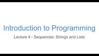 Python Strings 3: Indexing and Slicing