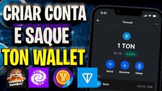 COMO CRIAR CARTEIRA NO TELEGRAM I SACAR E RECEBER TON COIN I TOn WALLET